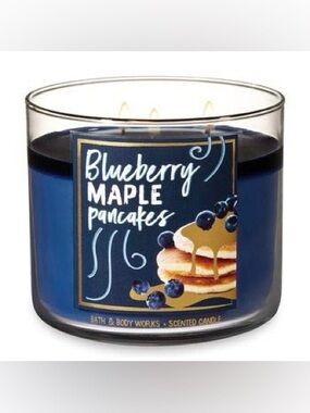 New Bath and Body Works Blueberry Maple Pancakes Candle